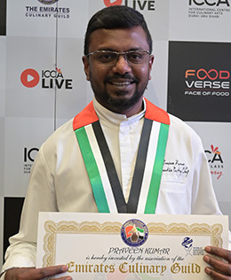 Praveen Kumar Executive - Pastry Chef