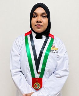 Zainab Anwer Pastry Chef cum Production Coordinator